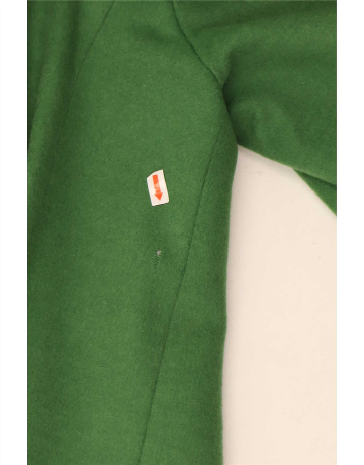 Hucke Veste Blazer Double Boutonnage Femme UK 18 XL Laine Verte
