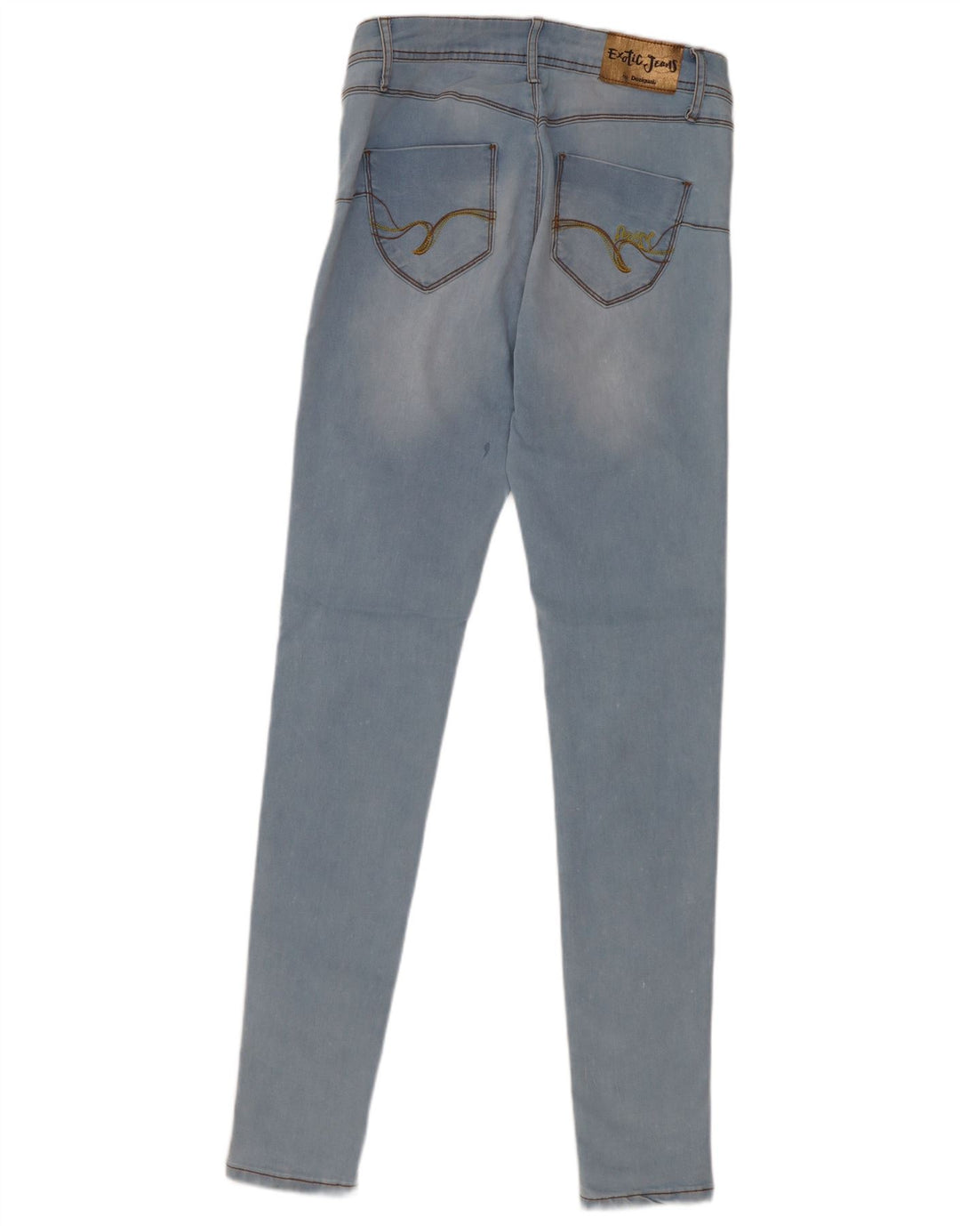 Desigual Jean Skinny W27 L31 Bleu Femme