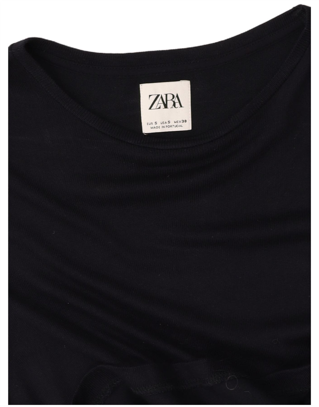 ZARA Homme T-Shirt Top Petit Noir