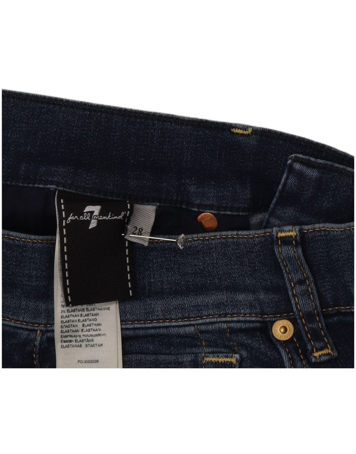 7 For All Mankind Jean Bootcut Femme W28 L34 Bleu Coton