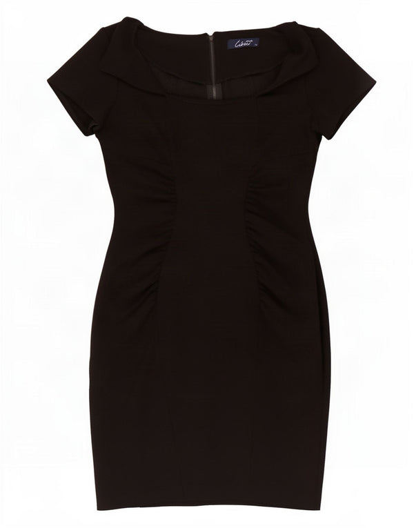 CLOSET Robe fourreau pour femme UK 44 Medium Noir Polyester