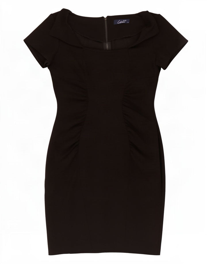 CLOSET Robe fourreau pour femme UK 44 Medium Noir Polyester