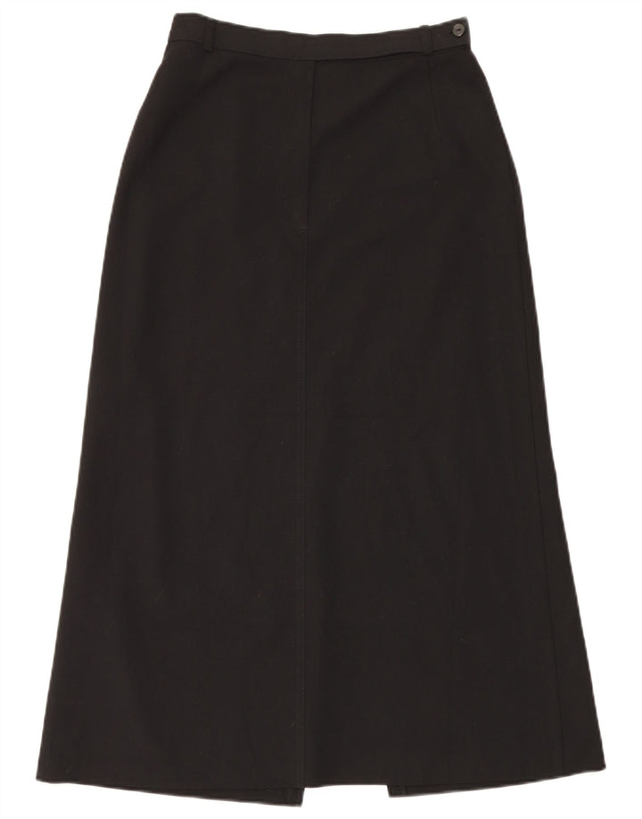 Marks & Spencer Jupe longue pour femme UK 12 Medium W28 Noir Polyester