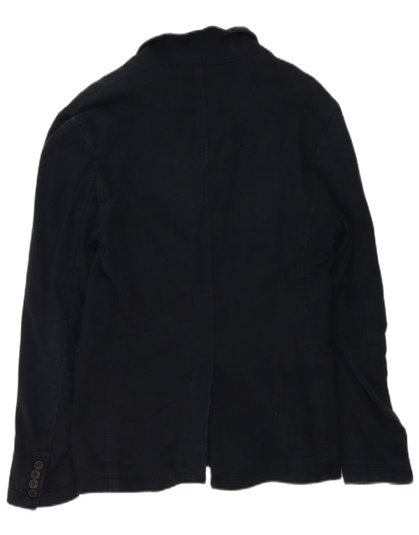 Woolrich Veste Blazer 3 Boutons Homme UK 36 Petit Bleu Marine Coton