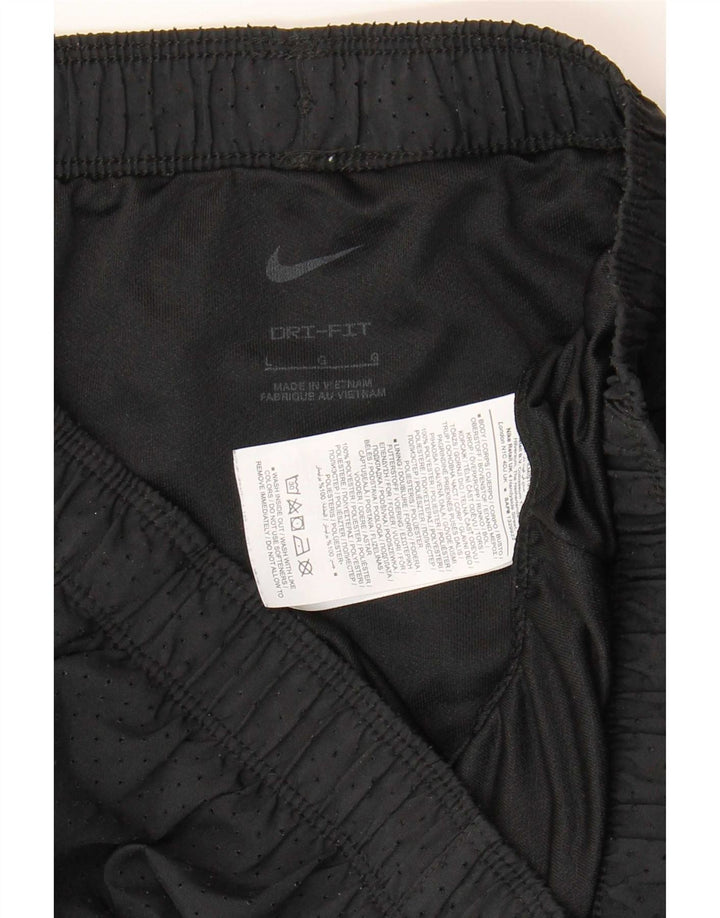 Nike Short de sport pour femme UK 16 Large Noir Polyester