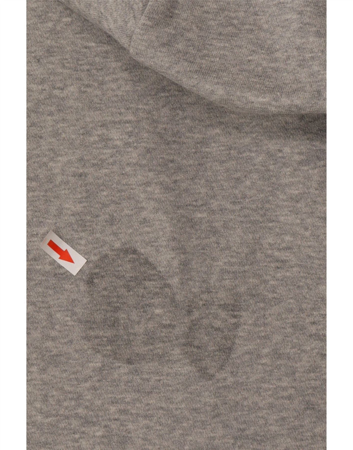 NIKE Pull à capuche coupe ample pour homme en coton gris moyen