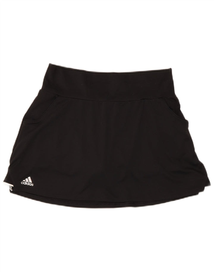 Adidas Femmes Aeroready Skort UK 12/14 Moyen Noir Polyester