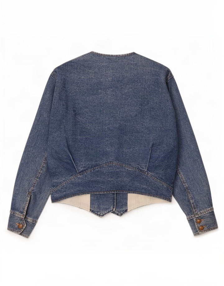 Airport Veste en jean pour femme UK 12 Bleu moyen Coton
