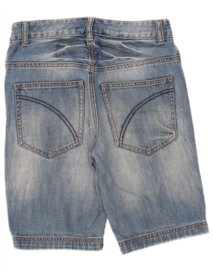 Benetton Short en Jean Garçon 12-13 Ans Large W28 Bleu