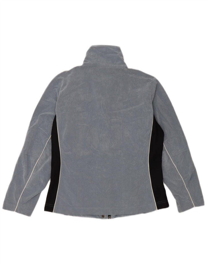 Asics Veste de survêtement pour femme UK 14 Bleu moyen Colourblock