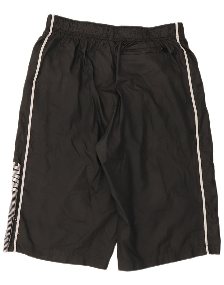 Nike Short de sport graphique pour homme en polyester color block Noir Taille L