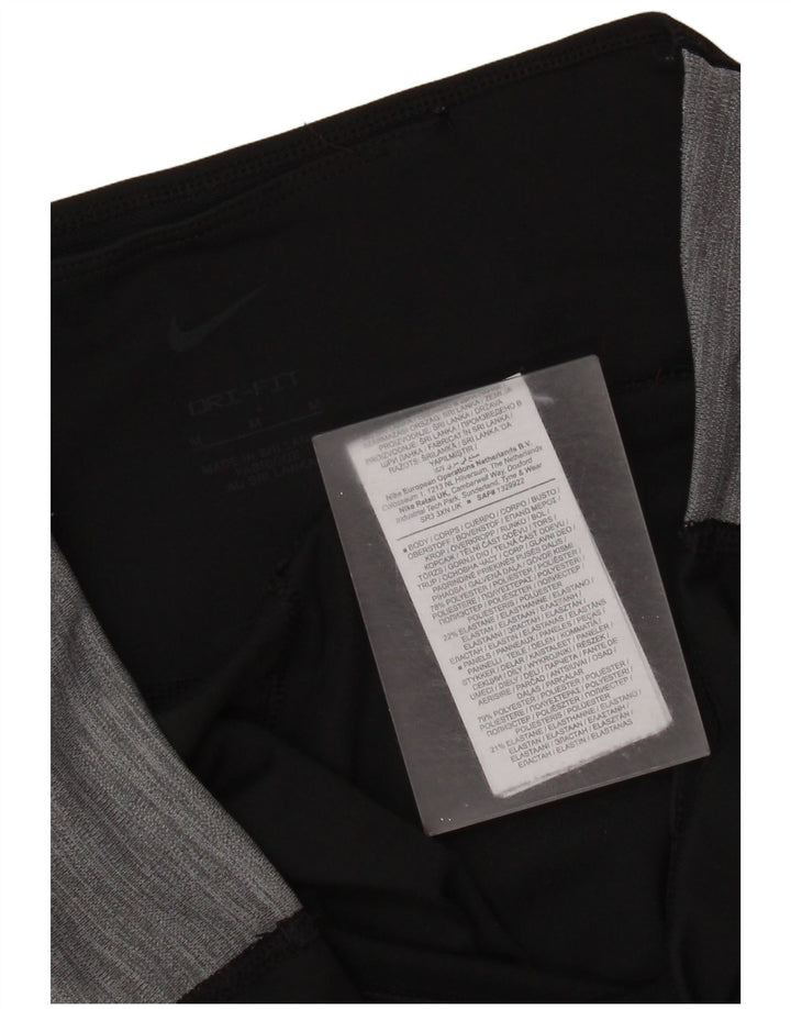 Nike Legging Dri Fit pour femme UK 12 Polyester color block noir moyen