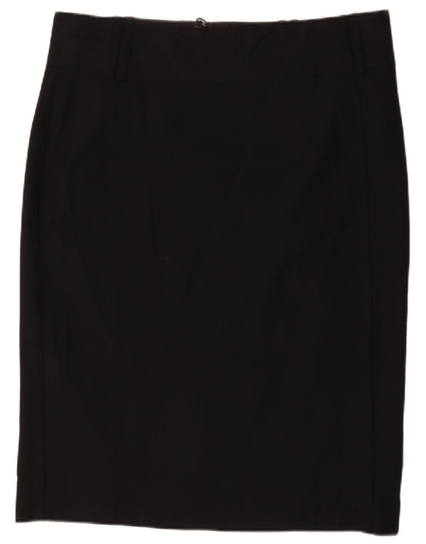 Marks & Spencer Jupe crayon femme UK 20 2XL W40 Noir Polyester