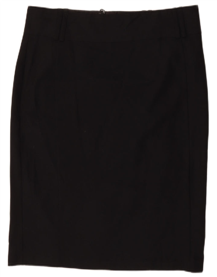 Marks & Spencer Jupe crayon femme UK 20 2XL W40 Noir Polyester
