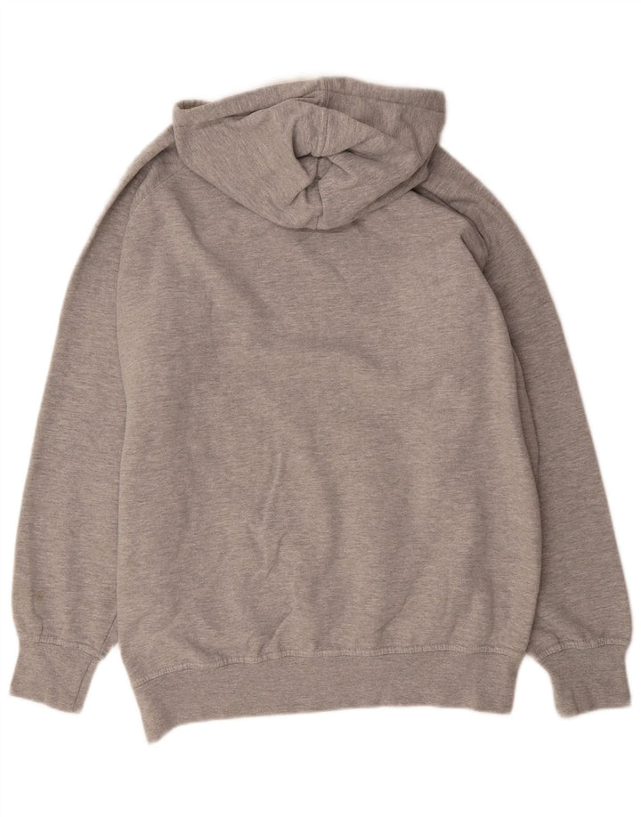 UNCLE SAM Mens Graphic Hoodie Jumper XL Grey Cotton
