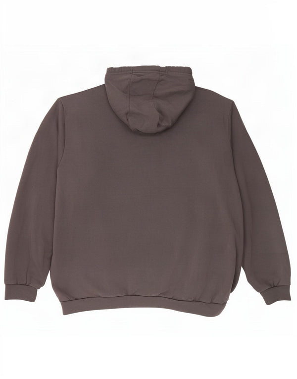 Adidas Pull à capuche pour homme 2XL Gris Coton