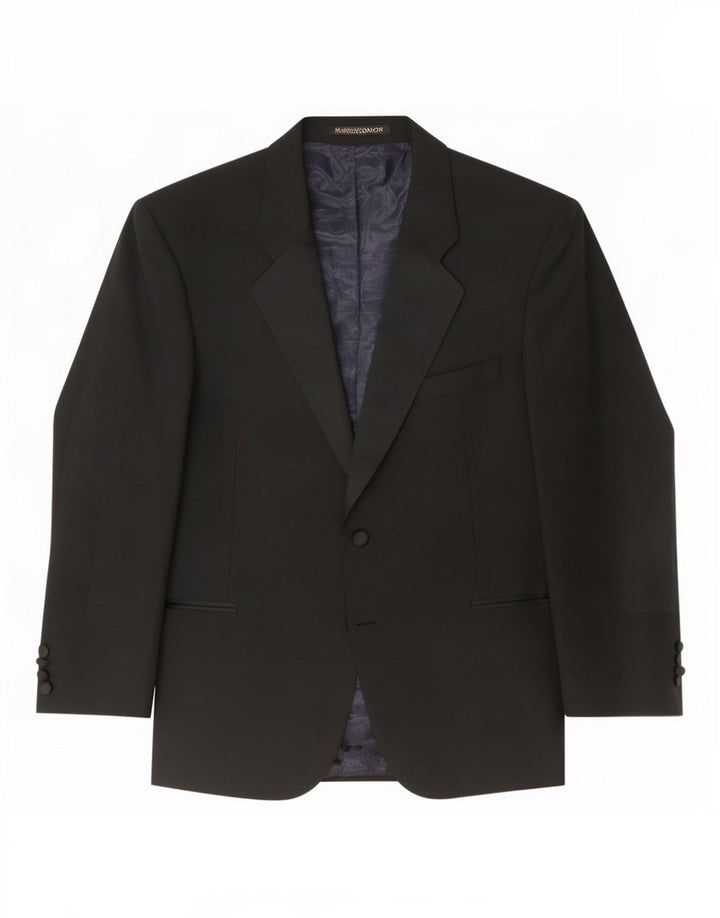Marks & Spencer Veste blazer à 2 boutons pour homme Taille 44 XL Laine noire
