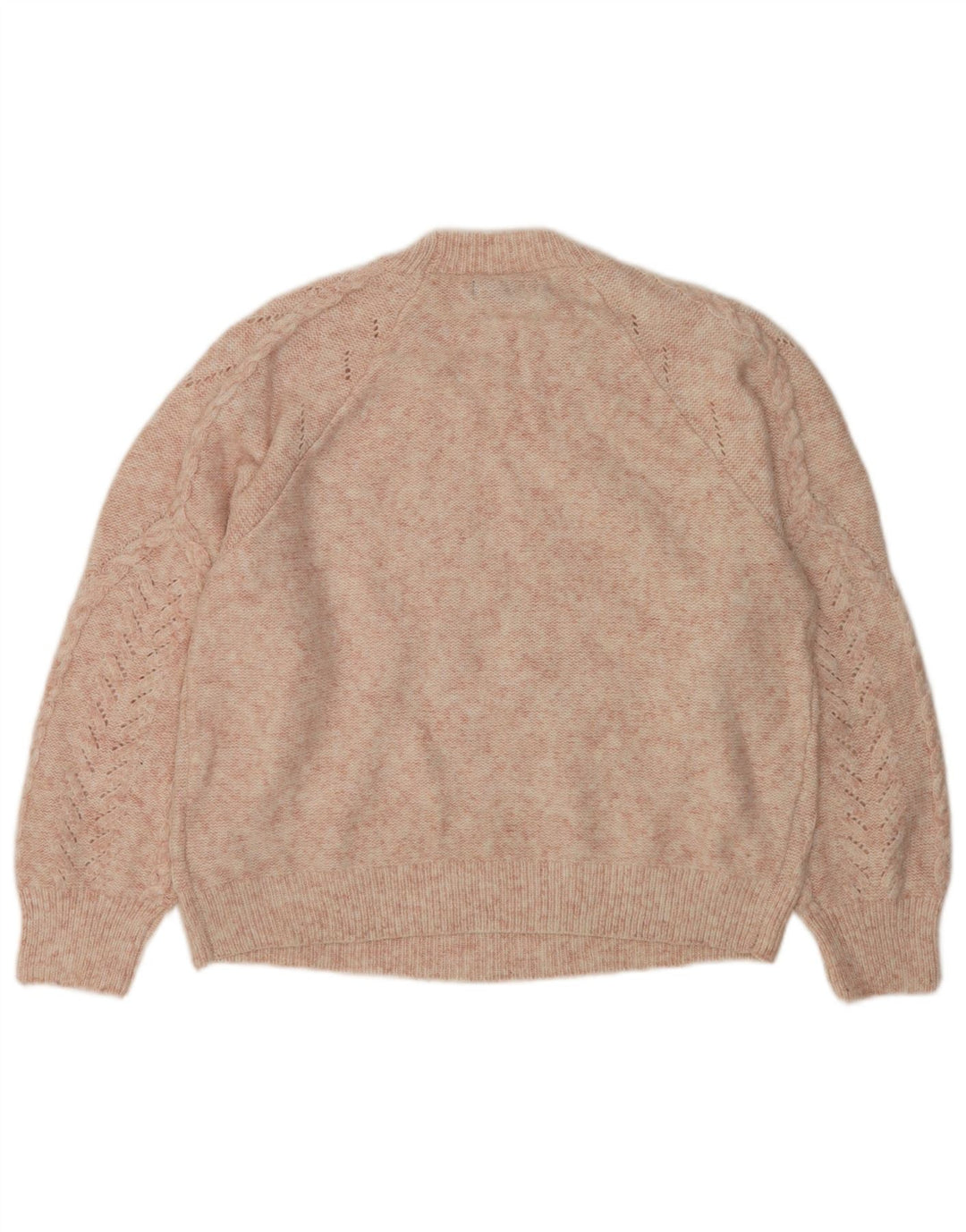 Marks & Spencer Pull à col rond pour femme UK 14 Polyester rose moyen