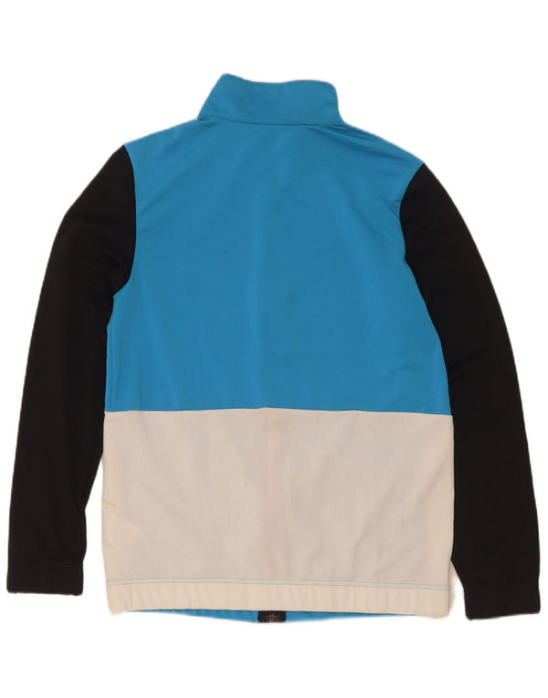 Adidas Veste de survêtement pour femme UK 12/14 Bleu moyen Colourblock