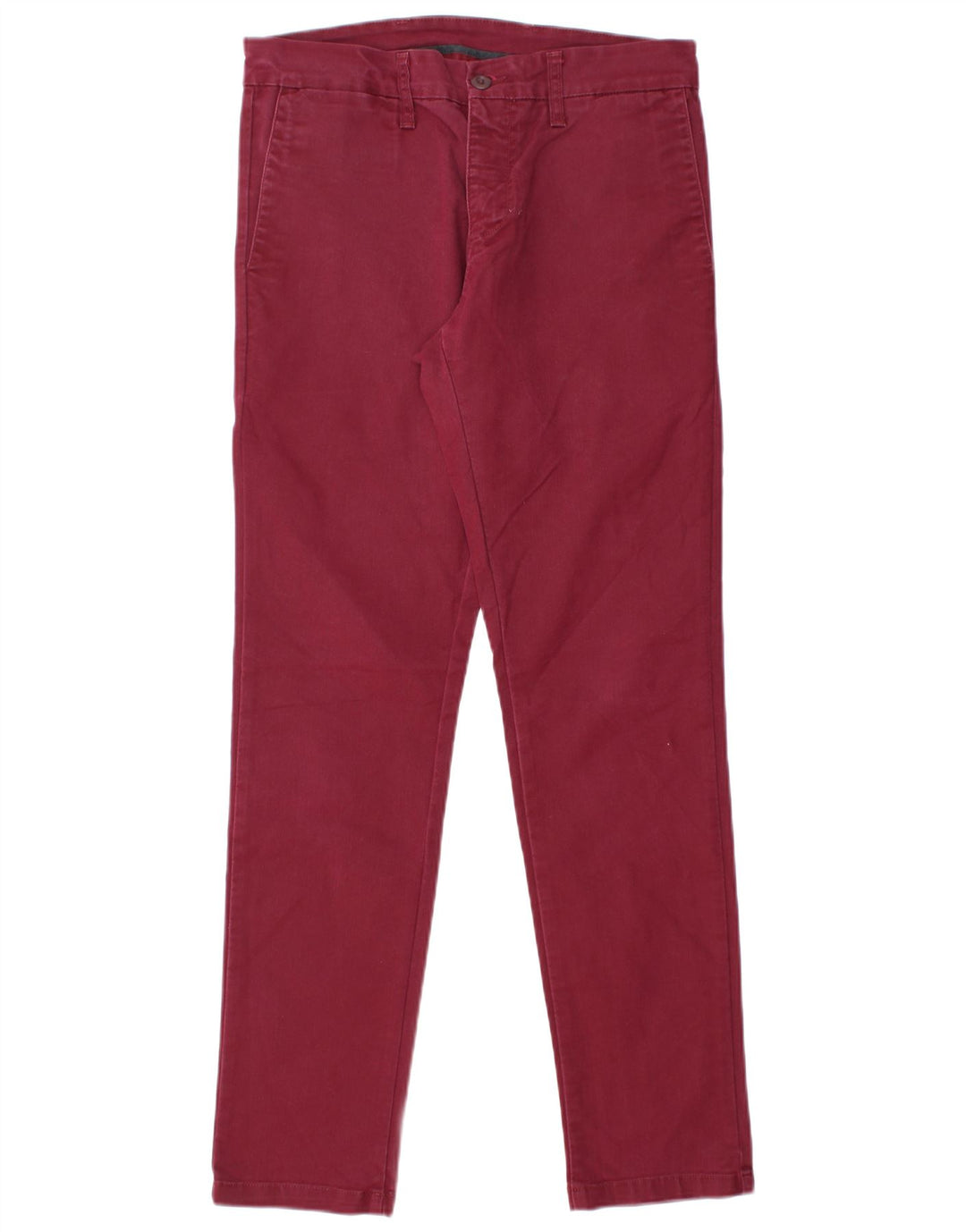 CARHARTT Pantalon Chino Slim Femme W31 L30 Coton Bordeaux