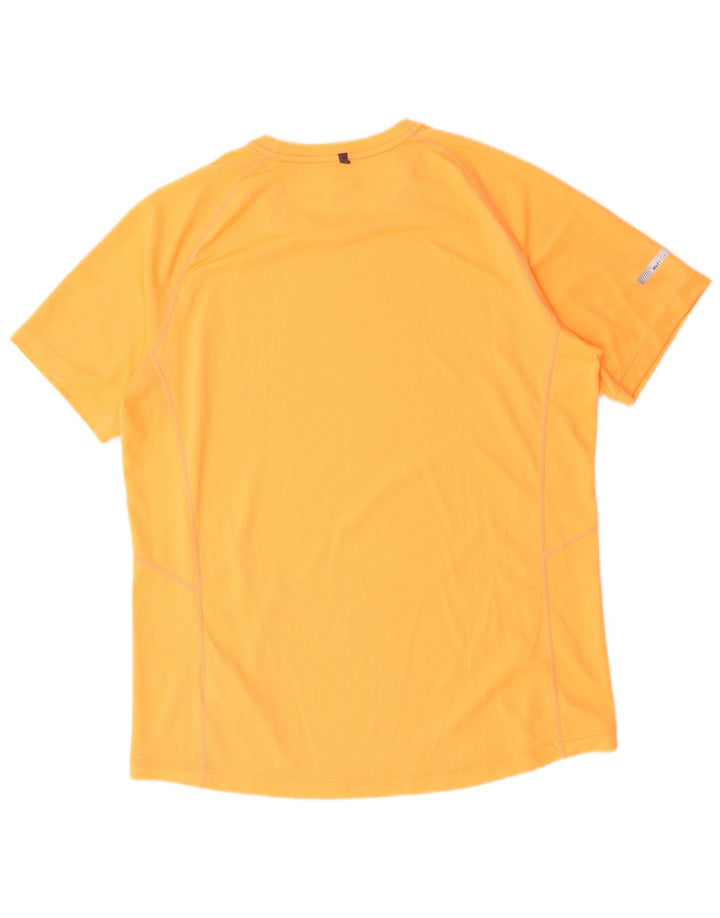 Nike Hommes Dri Fit T-Shirt Haut Large Orange Polyester