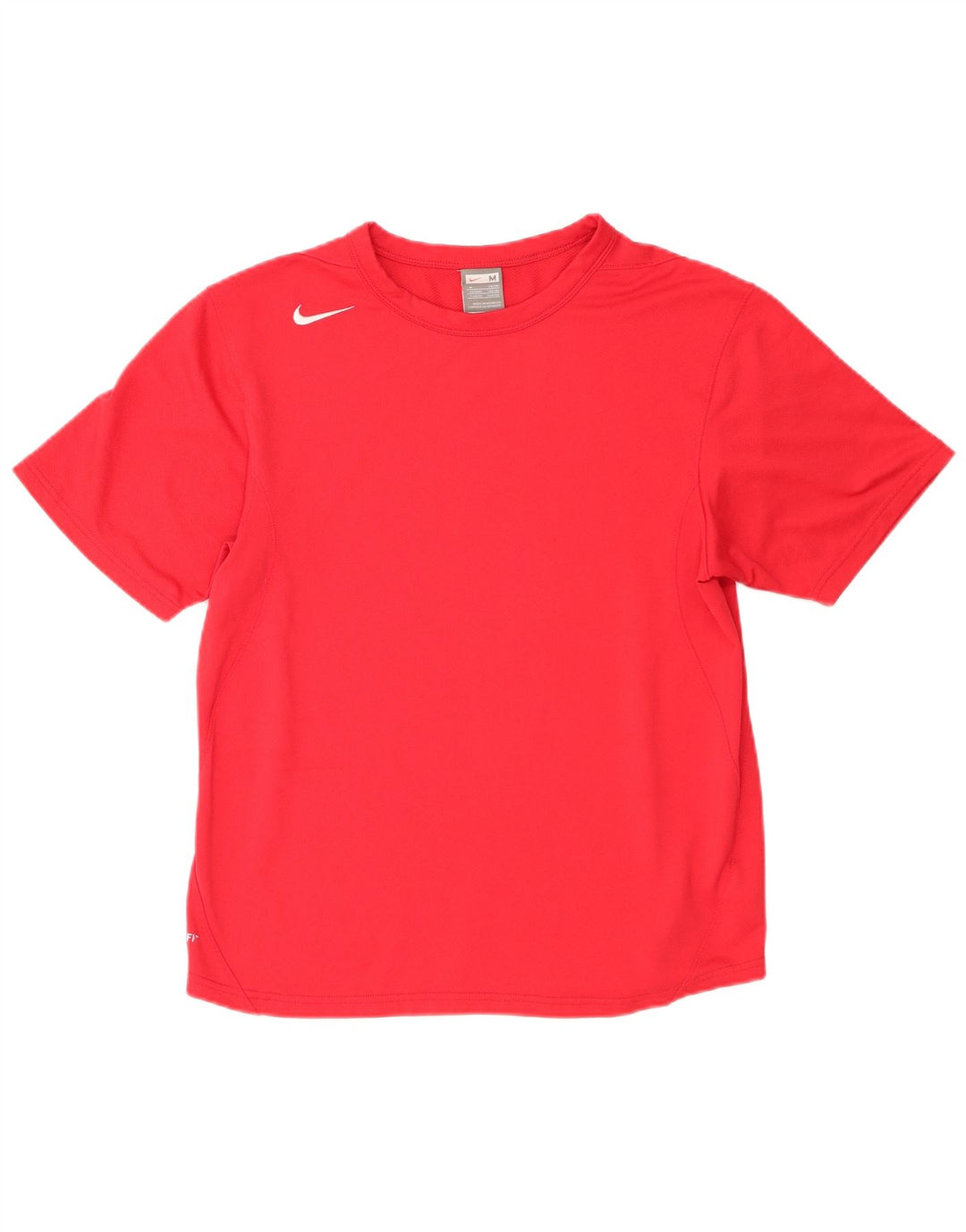 Nike T-Shirt Homme UK 39/41 Rouge Moyen Polyester