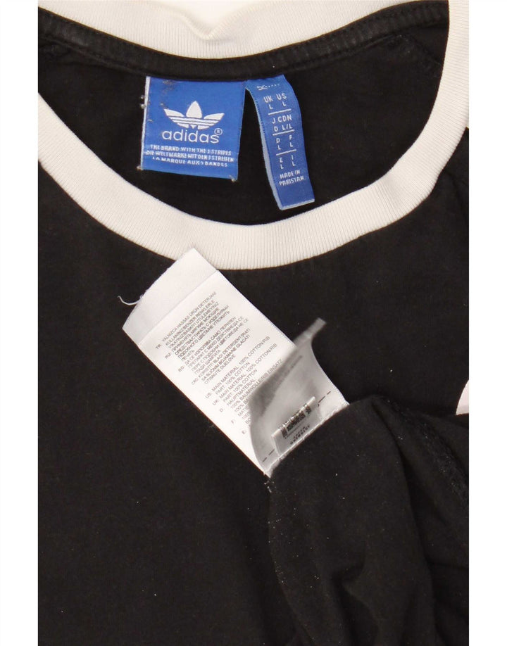 Adidas T-Shirt Homme Haut Grand Coton Noir