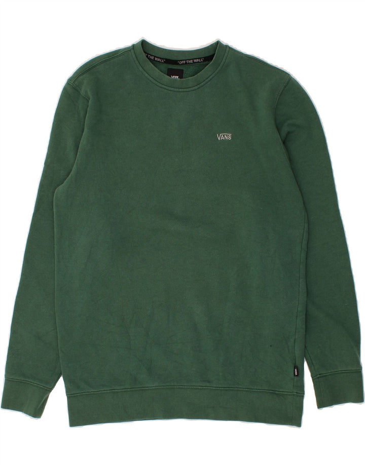 VANS Sweat-shirt pour homme en coton vert moyen