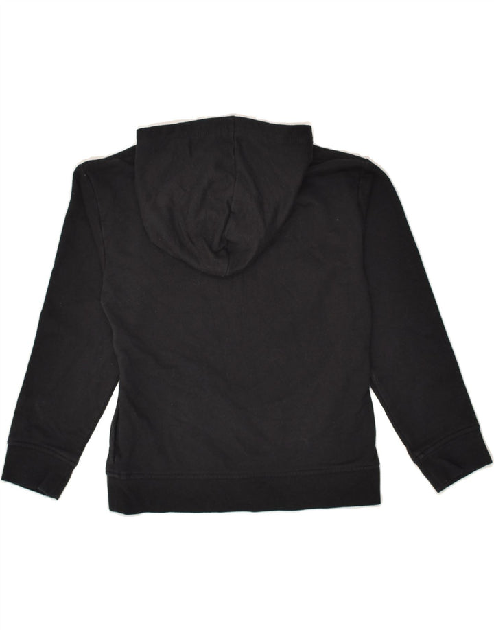 PUMA Womens Graphic Hoodie Jumper US 8/10 Medium Black Cotton | Vintage Puma | Thrift | Second-Hand Puma | Used Clothing | Messina Hembry 