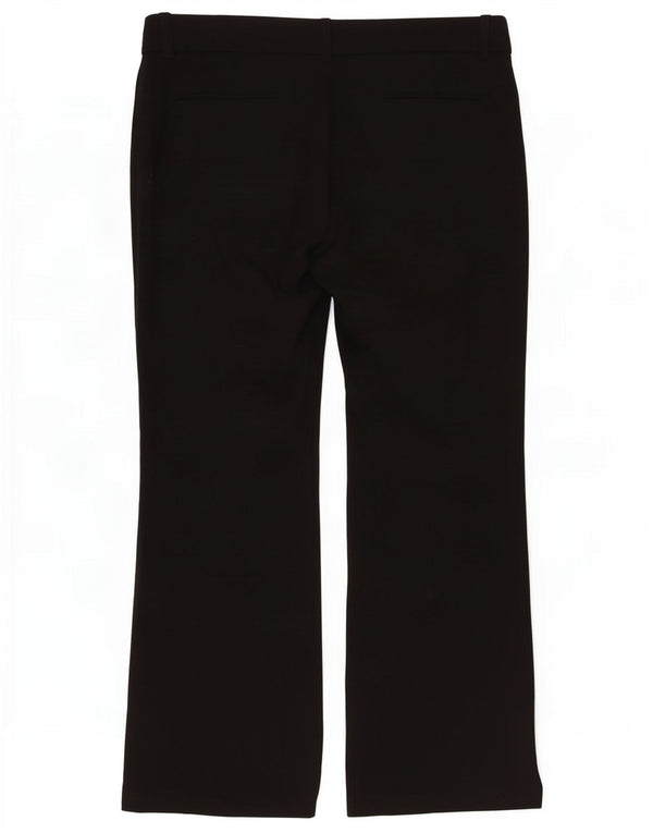 Marks & Spencer Pantalon chino bootcut pour femme UK 14 Large W36 L27 Noir