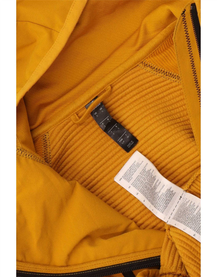 Adidas Pull à capuche zippé pour homme Petit jaune Polyester