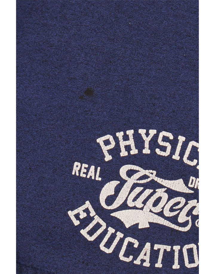 Superdry Short Graphic Sport Homme Bleu Moyen Coton