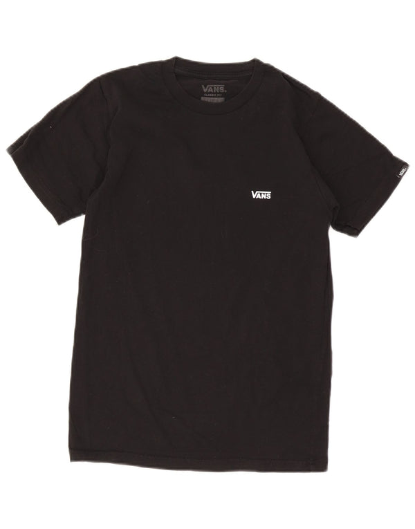 Vans Mens Classic Fit T-Shirt Top XS Noir Coton