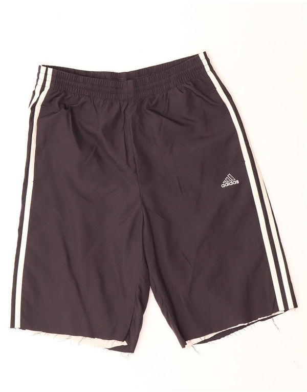 Adidas Short de sport pour femme UK 10 Petit Noir Polyester