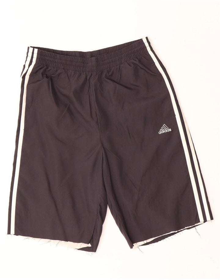 Adidas Short de sport pour femme UK 10 Petit Noir Polyester