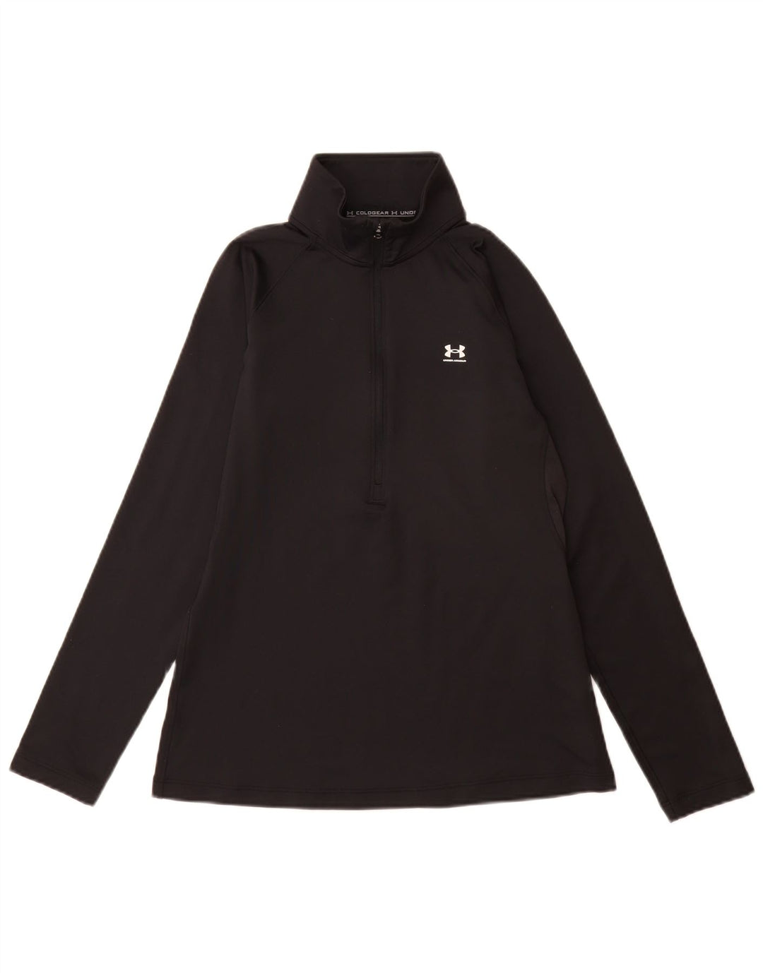 Under Armour Haut de survêtement Cold Gear pour femme UK 10 Small Noir