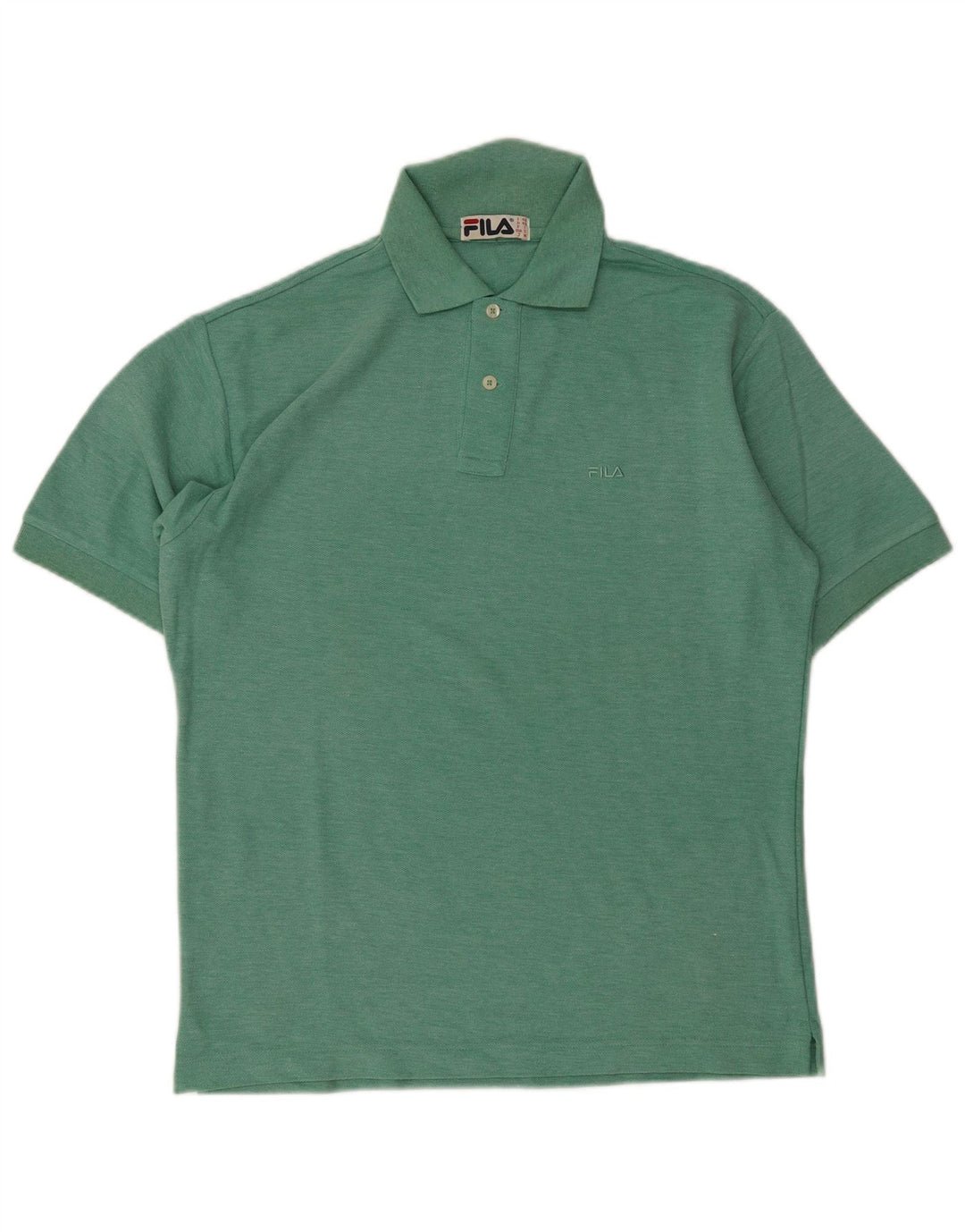 Fila Polo Homme Petit Vert Coton
