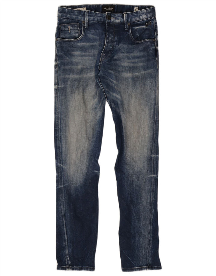Jack & Jones Jean Droit Mike W29 L32 Homme Bleu Coton