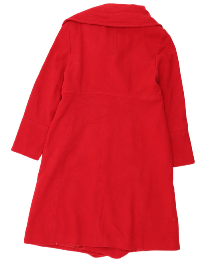 Phase Eight Manteau Femme UK 14 Grande Laine Rouge