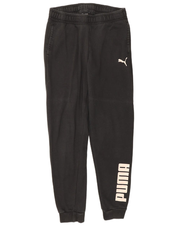 Puma Pantalon de survêtement graphique pour femme UK 12 Noir moyen