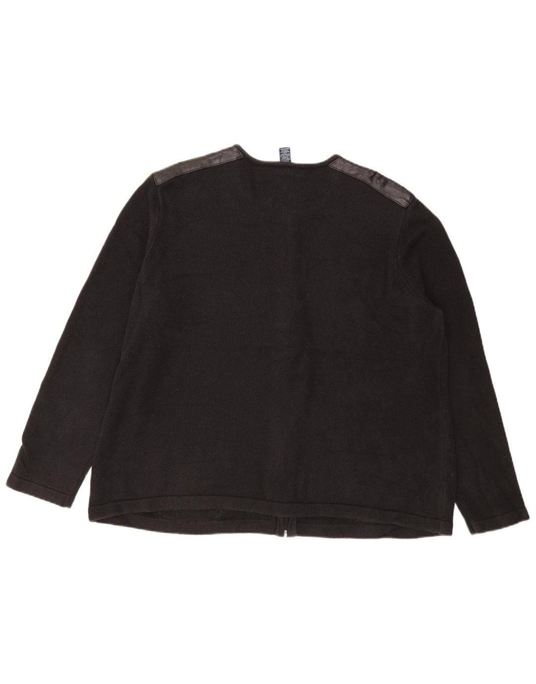 CHAPS Pull Cardigan Femme UK 22 3XL Noir Coton