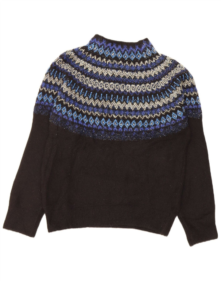 Marks & Spencer Pull col roulé pour femme UK 10 Small Noir
