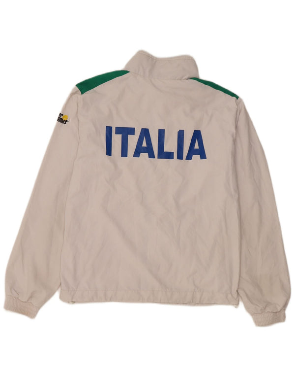 AUSTRALIAN L'ALPINA Veste de survêtement Italia pour homme XS Blanc Colorblock