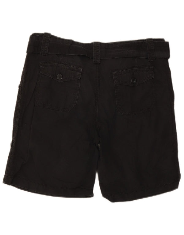 Marks & Spencer Short décontracté pour femme UK 12 Medium W30 Coton noir