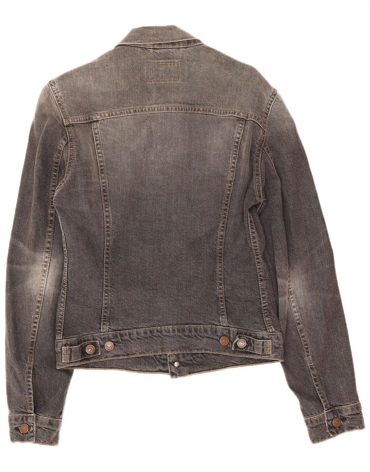 Levi's Veste en Jean Homme UK 38 Gris Moyen Coton