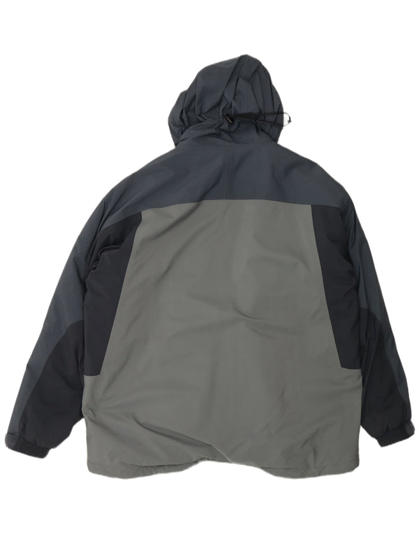 Marmot Veste coupe-vent à capuche pour homme UK 42 XL Gris Colorblock Sports