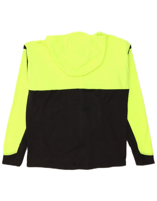 Nike Garçon Dri Fit Graphic Sweat à capuche 13-14 ans XL Jaune Colorblock