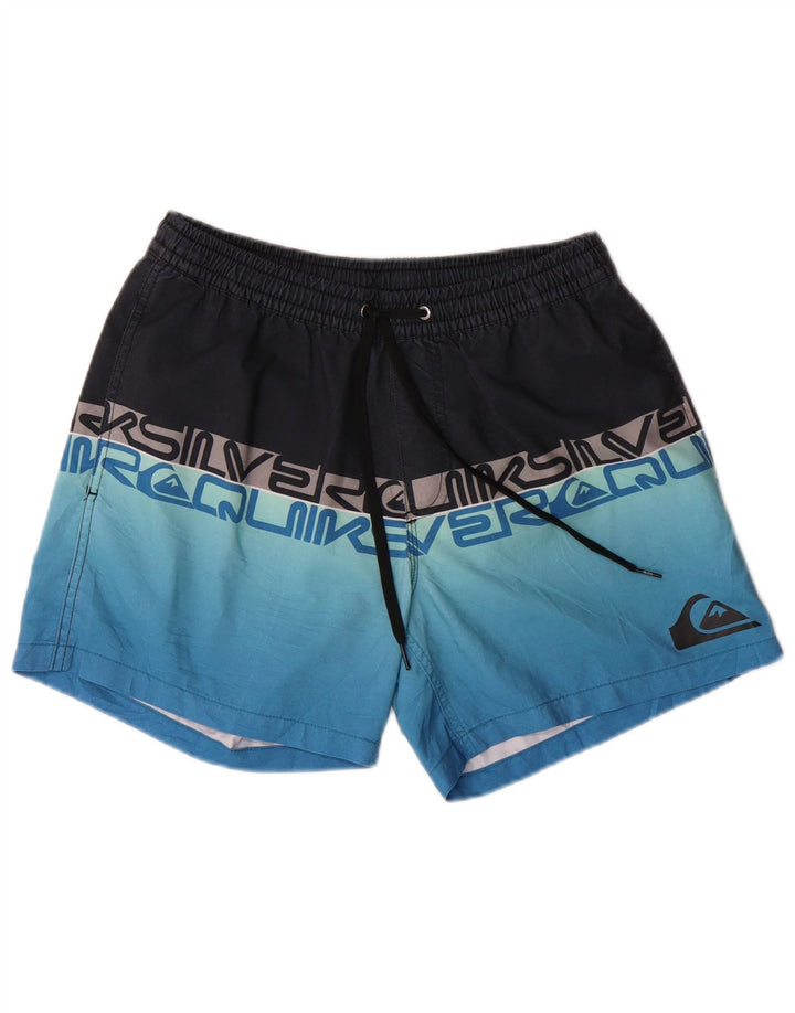QUIKSILVER Short de Bain Graphique Homme Petit Bleu Colorblock Polyester