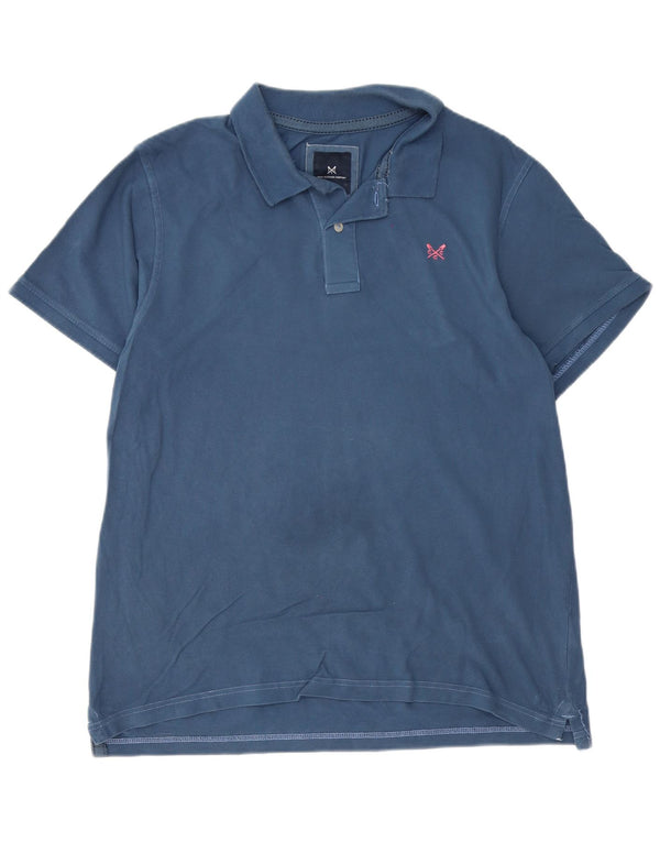 Crew Clothing Polo Homme XL Bleu Marine Coton
