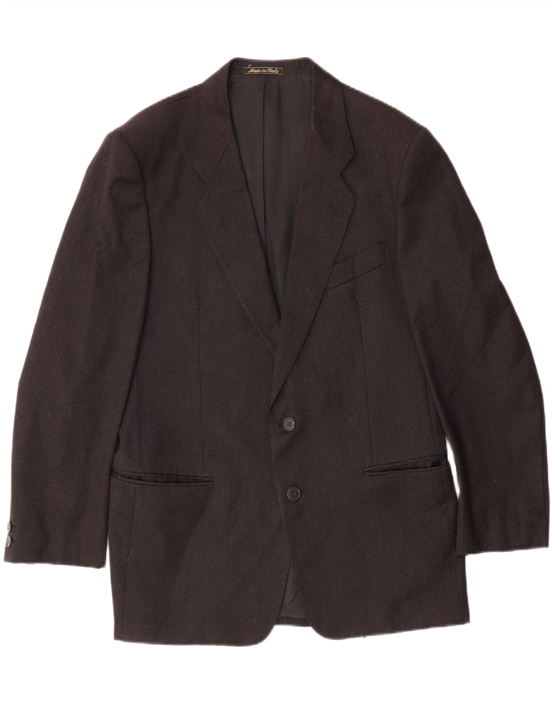 CERRUTI 1881 Mens 2 Button Blazer Jacket UK 38 Medium Black Virgin Wool